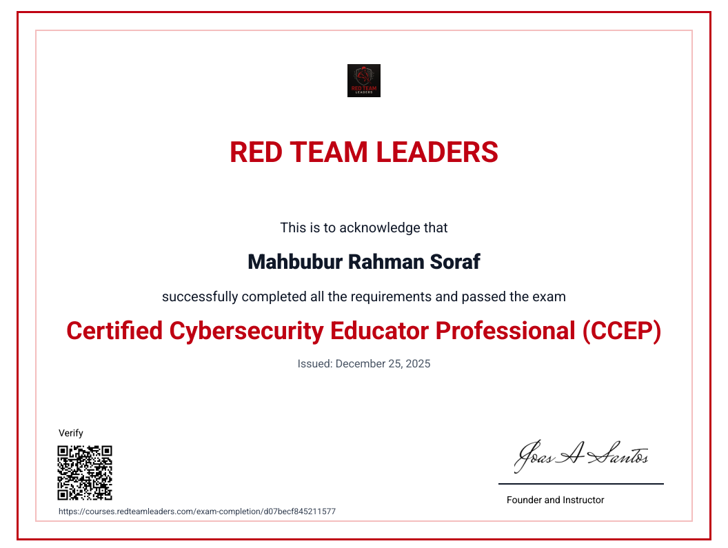 CCEP Certificate