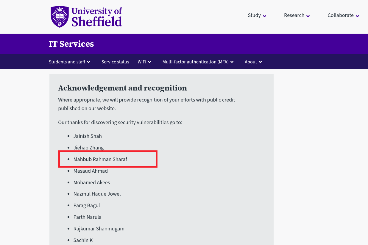 University of Sheffield
